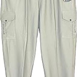AMT Creative Men's Cargo Jogger Pants, Light Grey, Drawstring Waist with Multiple Pockets-image-79
