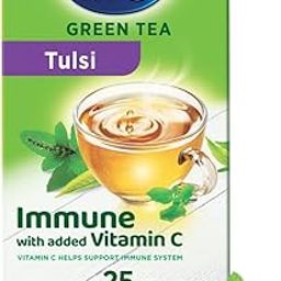 Tetley | Green Tea With Tulsi | Immune With Added Vitamin C | 25 Tea Bags, 30 Grams-73