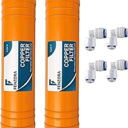FENZORA10 inch Copper Mineral Filter Cartridge for All Type of RO UV UF Water purifiers 100% Food Grade abs Plastic Pack 2-image-63