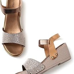 Women Soft Comfortable metal Solid Wedge Heels-image-45