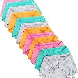 FIMALIA Newborn Baby Washable Reusable Hosiery Cotton Cloth Nappies/Cloth Diaper/Langot (0 to 6 Months) (Colors & Prints Vary) (Pack of 12, Plain)-11