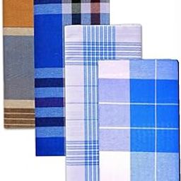 GIFTER COTTON CHECKED LUNGIS, 2 Meters 4 pcs, DIFFERENT DESIGNS & DIFFERENT COLOUR-11