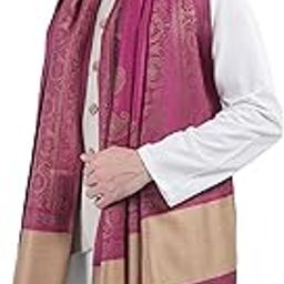 Men's Ambi Border Design Kashmiri Woolen Jamawar Shawl/Stole for Winter-picture-5