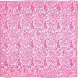 Pink Paisley Microfiber Pocket Square For Men-image-28
