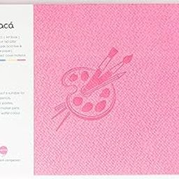 COMMA Abaca – Wire-O Bound Sketchbook with Ribbon Closure – A4 Size (Medium) – 50 Sheets – 160gsm Anti-Ageing, Acid Free, Archival Fine Grain Paper – Micro-Perforations for Easy Tear Off – (Pink)-image-18