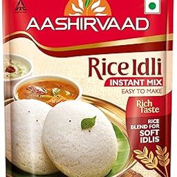 Aashirvaad Instant Mix Rice Idli, 200g Pack, 50 Rice Idlis in 3 Steps | Soft & Fluffy Idlis-image-2
