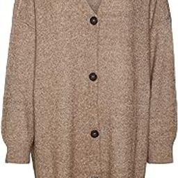 Blended Women's Cardigan V-Neck Sweater-picture-16