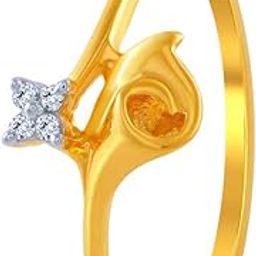 14k (585) Yellow Gold and American Diamond Ring for Women-image-28