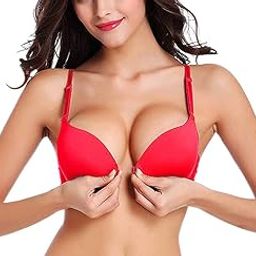 Women's Front Closure Multi-Way Heavy Padded Push-Up Bra BCA_FOPPBAM201-picture-30