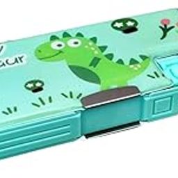 FunBlast Multifunctional Magnetic Pencil Box for Kids - Dinosaur Pop Up Design, Suitable for Boys & Girls, Plastic, Multicolor-image-87