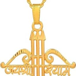 Gold Plated Brass Jai Shri Shyam God Baba Khatu Shyam Ji Locket Pendant for Men & Women-image-26