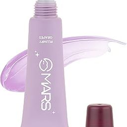 MARS Lippy Top Hydrating Lip Gel (10ml) (01-PLUMPY GRAPES) | Nourished With Vitamin-E & Shea Butter | Long Lasting Hydration | Glossy Finish | Easy to Apply-0