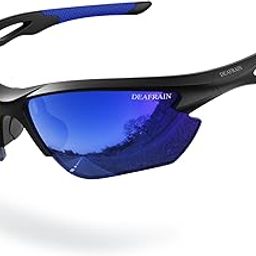 DEAFRAIN Polarized Sports Sunglasses for Men Women Cycling Running Fishing Glasses TR90 Unbreakable Frame UV Protection-23