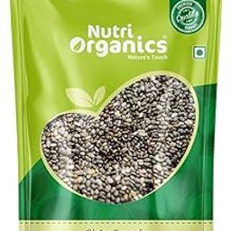 NutriOrganics Pure Chia Seeds 500G - Seeds for Eating & Weight Management | Rich Source of Calcium, Fibre & Protein-16