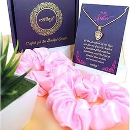 Sister's Gift Combo–Gold Plated CZ-Locket & Best Wishes Card Set-image-9