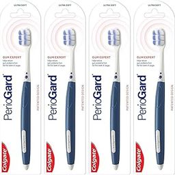 Colgate PerioGard Ultra Soft Gum Expert Toothbrush, Multi Color, Pack of 4-image-49
