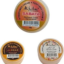 Alhiba Perfumed Cream | SABAYA, JORDAN & WHITE OUDH (10gm) Pack of TOP3 Fragrances-20