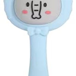 THE LITTLE LOOKERS Teether for Baby | Musical Rattle Teethers for 3 to 24 Months | Silicone Rattle Teether | BPA-Free for Easy Teething | Jhunjuna, Baby Feeding Toys (Blue)-9