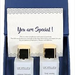 UK VALLEY Pure Luxury Unisex Eau De Parfum Gift Set 2 x 50ml for Men & Women with THE HYPE, URBAN TREND Perfume|Long Lasting EDP Fragrance Scent-image-64
