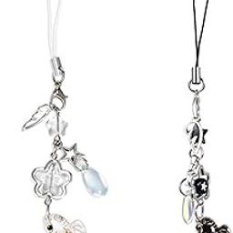 Mabor 2Pcs Phone Charm Koi Aesthetic Y2K Cell Phone Strap Phone Chain Charms for Phone Case, Beaded Fish Charm Starfish Lanyard for Phone Bag Keychain Pendants Decor, No Gemstone-image-69