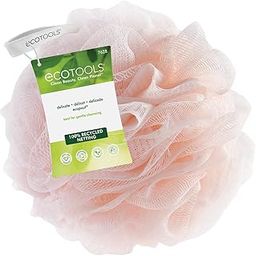 Eco Tools Ecotools Delicate Ecopouf Bath Loofah, Recycled Netting, Gentle Bath Sponge, Exfoliates & Cleanses Skin, For Shower & Bath Routine, Eco-Friendly, Vegan, & Cruelty-Free, Pink, 1 Count-image-97