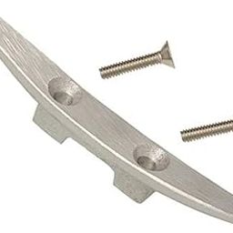 FORTISVEX 6 Inch Flagpole Cleat Standard Cast Aluminum Silver-image-15