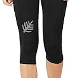 RGB Women's Capri Leggings - Stylish Polyester 3/4 Yoga Pants-Leaf-image-74