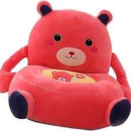 ARTISOUL® Cartoon Animal Kids Seat Sofa Cover Baby Chair Bean Bag Bear (Red) | Kids & Teens at Home | Furniture | Sofas & Armchairs-image-58