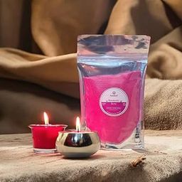ASIAN AURA Pearl Sand Wax Candle Making Kit - 10 Cotton Wicks with Glass & Metal Container, Granulated Wax, Refillable Beaded Wax for Home Decor, Weddings, Festivals, Gifts (Rose Scented-100 Grms)-image-40