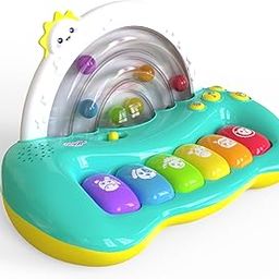 Giggles Funskool Jumpin Melody Keyboard, Musical Toy for Kids With 6 Colorful Keys, Encourages Learning & Development, Fun Activity for Babies, Gift Set for Kid, Age 18+ Months-13