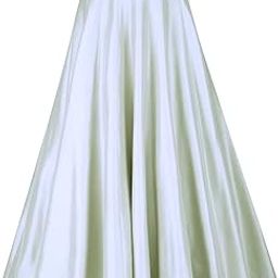 Silk Fabric Long Kali Pattern Skirt-image-47