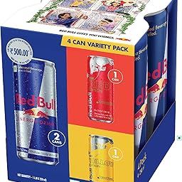 Red Bull Energy Drink, Variety Pack, 250 ml (4 Pack)-12