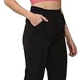 Shoe Print Relaxed Fit Jogger Trackpant with 2 Side Pockets for Women-image-25