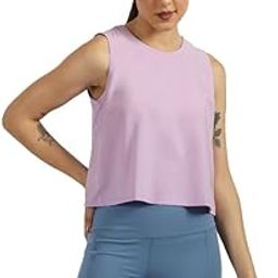 Do It All Tank | Back Mesh Panel for Ventilation | Relaxed fit | High Neck | Side Slits | Anti Odor + Sweat Wicking-image-7
