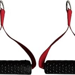 MERISHOPP 2X Pull Band Handles Stretch Tube Exercise Equipment Ab Workout LAT Row Bar-picture-27