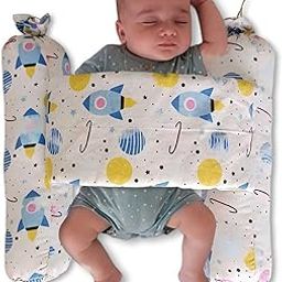 Influential Kid walking harness with Handgrip | Anti-lost belt baby safety adjustable learning tool | Infant walking harness for child orange 7-24 Months Multi (Hugging bolster pillow for newborn white rocket)-image-93