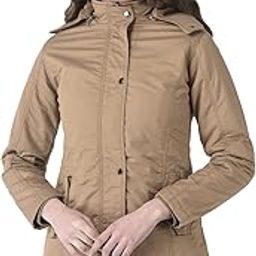 Women Beige Buttoned Overcoat-picture-36