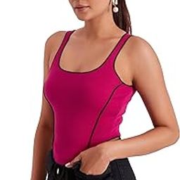 Square Neck Solid Sleeveless Ribbed Knit Top-image-8
