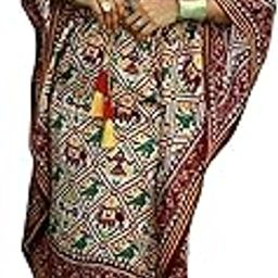 Printed Kaftan for Women – Soft Cotton Loungewear with Adjustable Waist, Comfort Fit – Ideal for Casual & Summer Wear-image-59