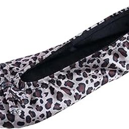 Women's Satin Ballerina Slipper House Shoe-image-72