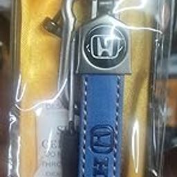 Aayush Premium Leather Keychain and Keyring Compatible with Honda City | WR-V | Jazz | Amaze | HR-V | Civic | CAR and Bike with Pouch-image-15