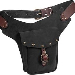 CALANDIS Retro Style Medieval Belt Pouch Cosplay Storage Bag Game Handmade Purse Black | Clothing, Shoes & Accessories | Mens Accessories | Backpacks, Bags & Briefcases-image-24