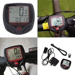 ORIGINAL MART Back Light Waterproof Bicycle Computer Odometer Speedometer (Black)-0