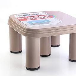 Nayasa Plastic Strong Patla 515 | Durable Stool for Home | Light Weight Stool | Multipurpose Stool | Stool for Kitchen and Bathroom | Brown-image-13