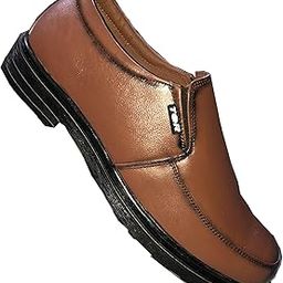 Phylon Sole Safety Shoes for Men's| Stylish Look| Genuine Leather with Non Slip Outsole & Steel Toe| Comfortable and Waterproof| Weight 600 gram| Non Lace Shoes-image-26