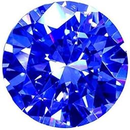 NAVYA GEMS 10.25 Ratti Certified Blue Zircon Stone I Round Shape Cubic Blue Diamond Gemstone-image-96
