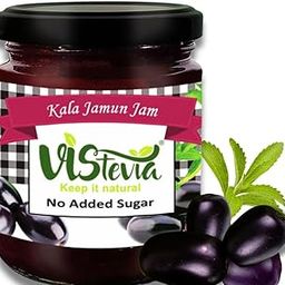 Vistevia Sugar Free Kala Jamun Jam, Diabetic and Keto Friendly - Sweetened Naturally with Stevia, More Than 60% Jamun Content - Tastes Delicious - Pack of 1 (220GM)-image-30