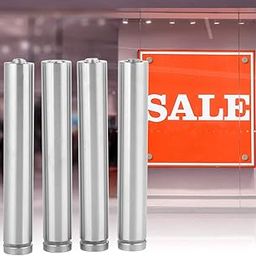 EXCLUZO Glass Standoff Bolt, High screw threads, Glass Standoff, 4pcs for Shop Sign Glass Advertise Board(19 * 150mm)-image-28