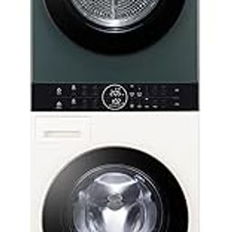 LG WashTower 13 Kg /10 Kg with AI Direct Drive & DUAL Inverter Heat Pump, Fully Automatic Front Load Washing Machine and Dryer (FWT1310BG) with Wi Fi & Central Control Panel Natural Beige & Green-15