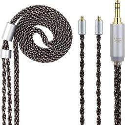 okcsc Acoustune Pentaconn Ear PE 8 Core Upgarded OFC Audio Cable Pure Copper Alloy Earphone Cable for Pentaconn Ear PE Upgrade Cable for Acoustune HS1695Ti 1697Ti ARS153 HS2000MX 3.5MM 3.94FT-image-1